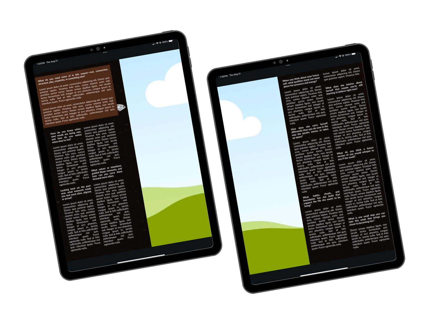 Becoming Your Best Self Personal Magazine Journal Style Article EDITABLE in CANVA, NOTEFUL