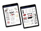 OOTD Digital Journaling and Planning Stickers (Goodnotes, PNGs)