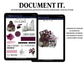 Document It Digital Journaling and Planning Stickers (Goodnotes, PNGs)