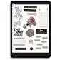 Ready, Set, Plan May Digital Journaling and Planning Stickers (Goodnotes, PNG)