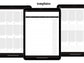 Book Lover Digital Journaling and Planning Stickers (Goodnotes, PNGs)
