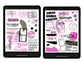 Becoming Her Digital Journaling and Planning Stickers (Goodnotes, PNGs)