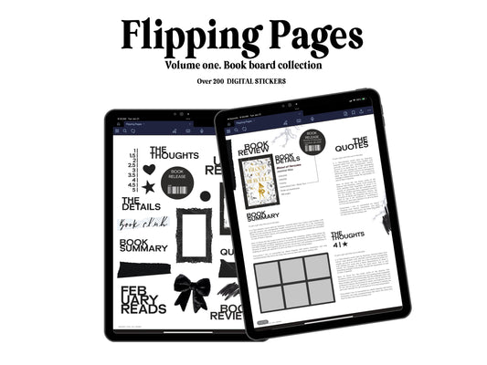 Flipping Pages (Goodnotes, PNGs)