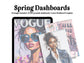 Spring Dashboards and Covers (PDF, PNGs)