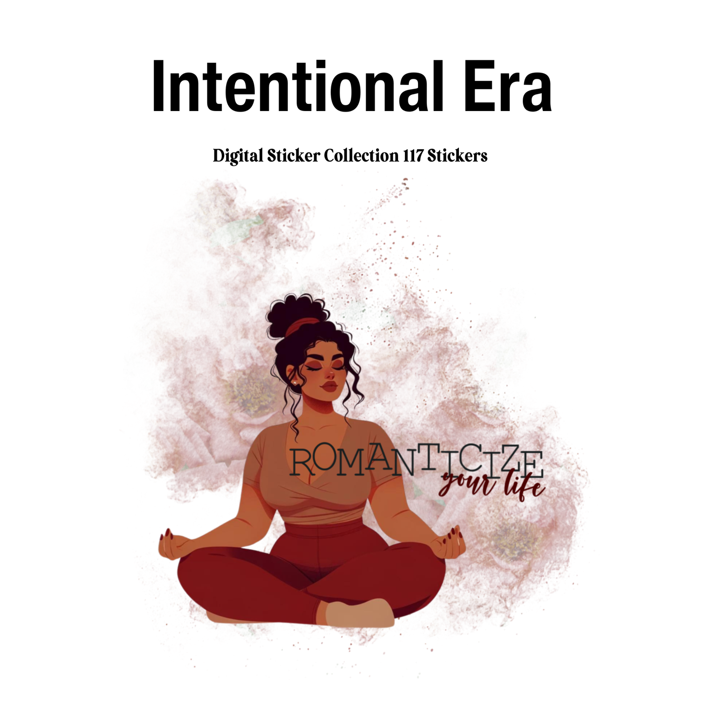 Intentional Era Digital Journaling and Planning Stickers (Goodnotes, PNGs)