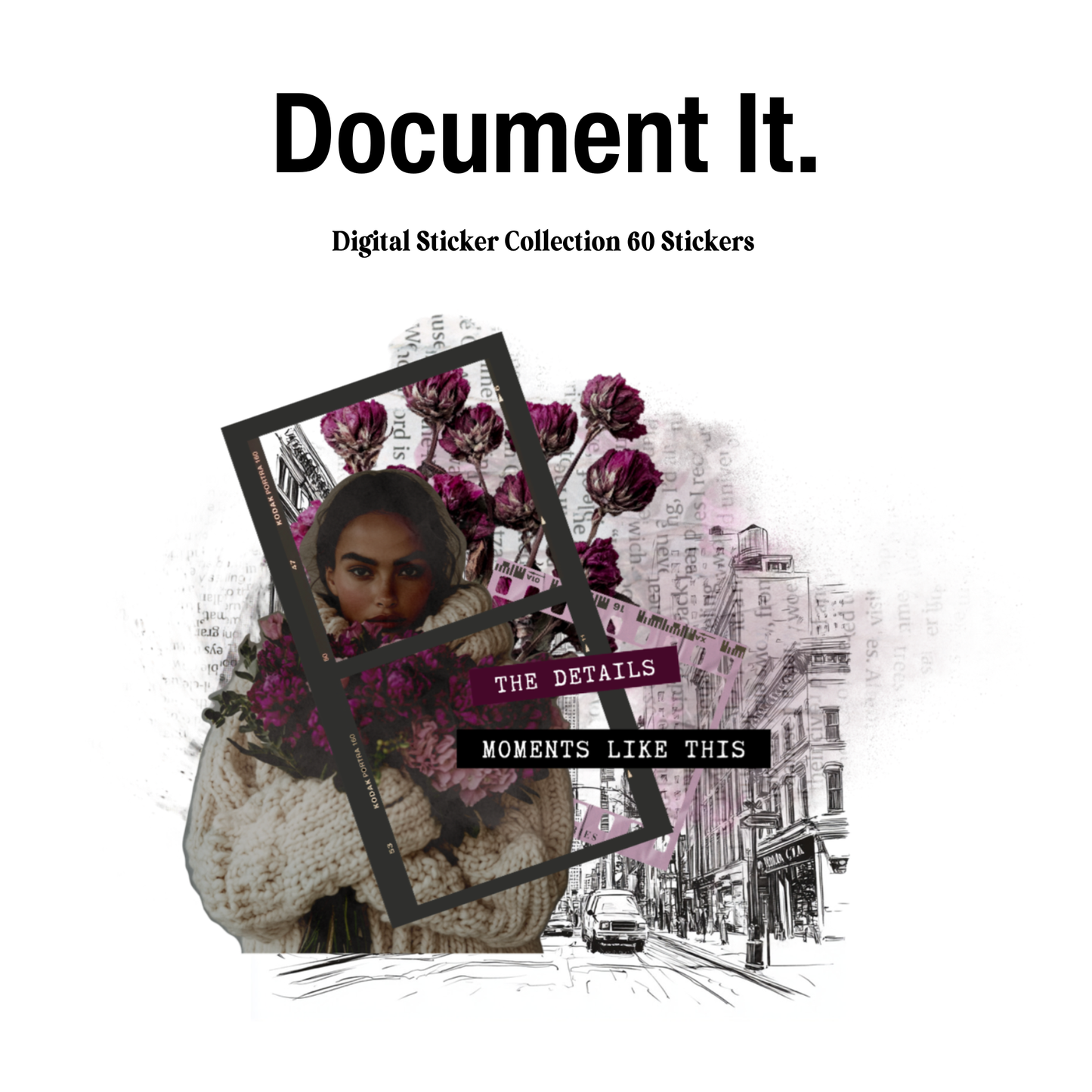 Document It Digital Journaling and Planning Stickers (Goodnotes, PNGs)