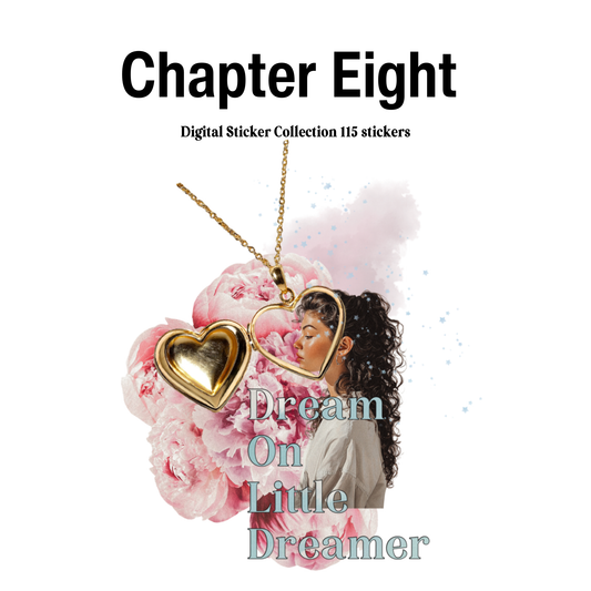 Chapter Eight Digital Journaling and Planning Stickers (Goodnotes, Noteful, PNGs)