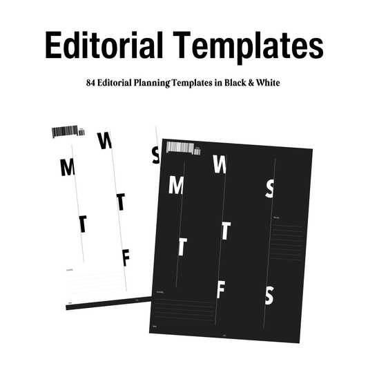 Editorial Templates 1001 Journaling and Planning Templates (PDF)