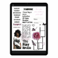 Chapter Five Digital Journaling and Planning Stickers (Goodnotes, Noteful, PNG)