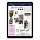 Chapter Eight - The August Issue 2026 Digital Journaling and Planning Stickers (Goodnotes, Noteful, PNG)