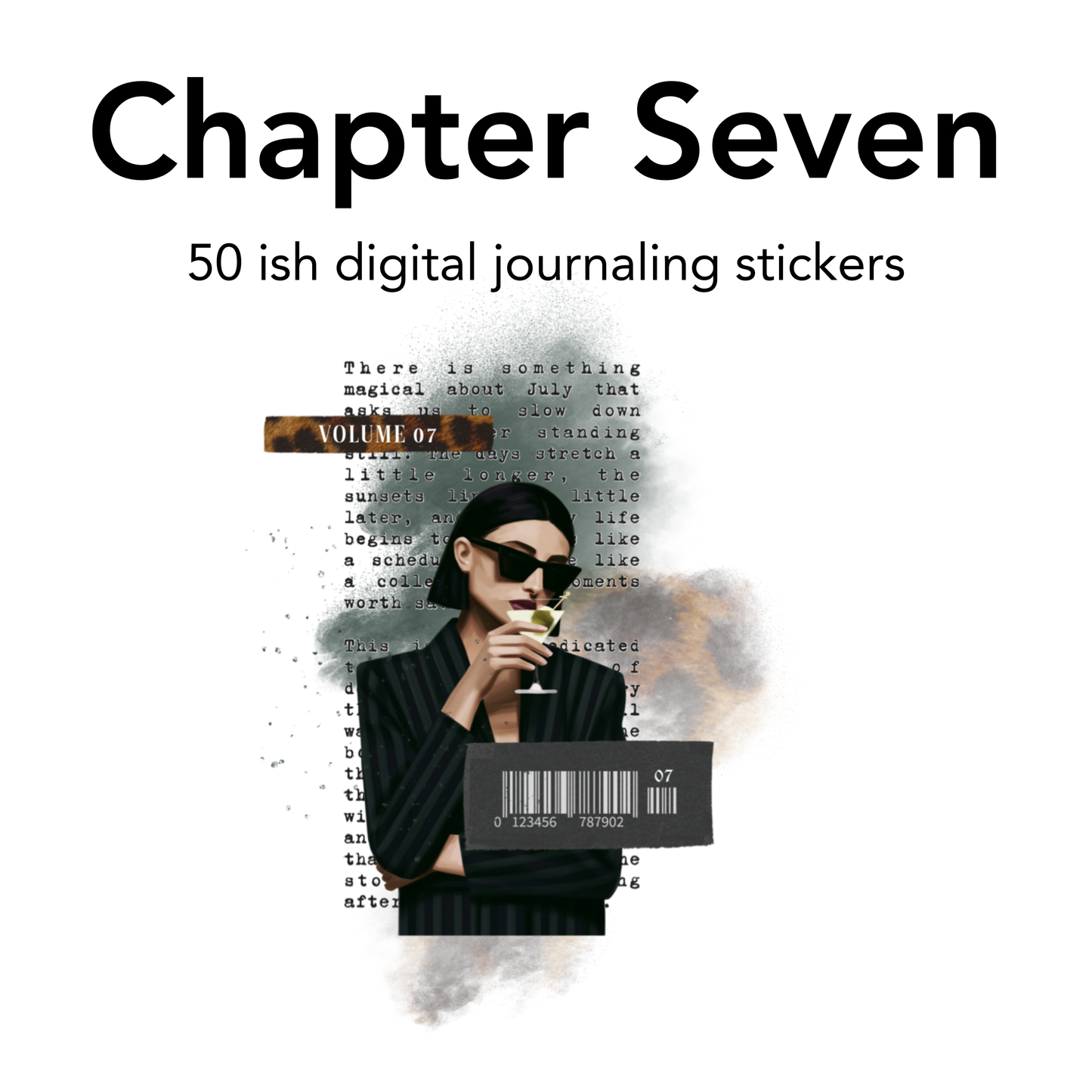 Chapter Seven Digital Journaling and Planning Stickers (Goodnotes, PNG)