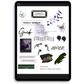 She has faith Digital Journaling and Planning Stickers (Goodnotes, PNGs)
