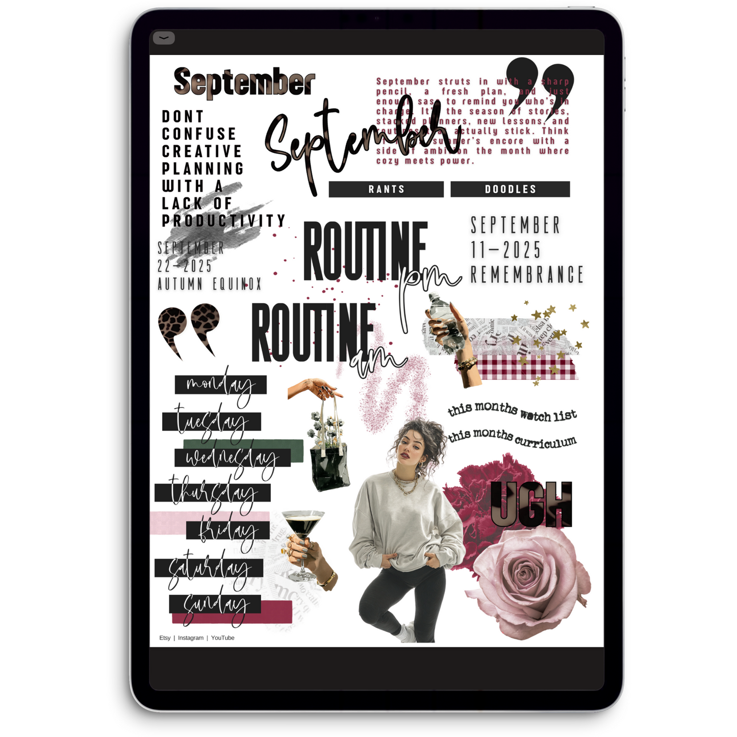Chapter Nine Digital Journaling and Planning Stickers (Goodnotes, Noteful, PNGs)