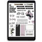 I Am Rich Digital Journaling and Planning Stickers (Goodnotes, PNGs)