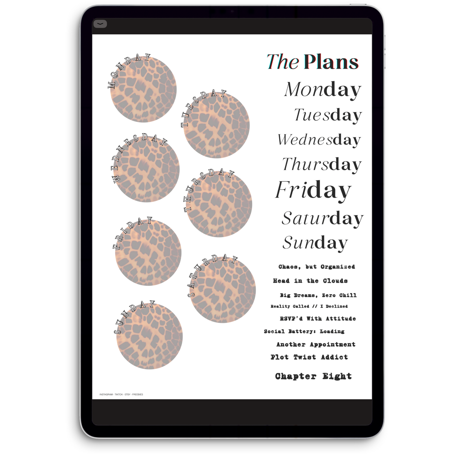 Chapter Eight Digital Journaling and Planning Stickers (Goodnotes, Noteful, PNGs)