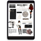 Editorial Issue Digital Journaling and Planning Stickers (Goodnotes, Noteful, PNGs)