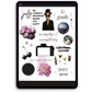 Scrapbook Summer Digital Journaling and Planning Stickers (Goodnotes, Noteful, PNGs)