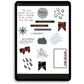 Next Chapter Digital Journaling and Planning Stickers (Goodnotes, PNGs)