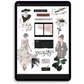 June Digital Journaling and Planning Stickers (Goodnotes, Noteful, PNGs)