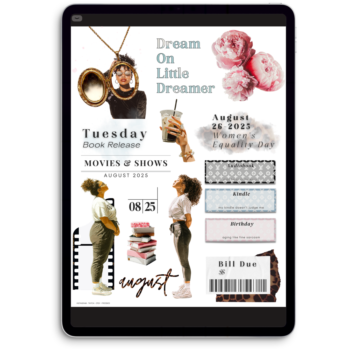 Chapter Eight Digital Journaling and Planning Stickers (Goodnotes, Noteful, PNGs)