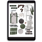 June Digital Journaling and Planning Stickers (Goodnotes, Noteful, PNGs)