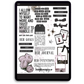 I Am Rich Digital Journaling and Planning Stickers (Goodnotes, PNGs)