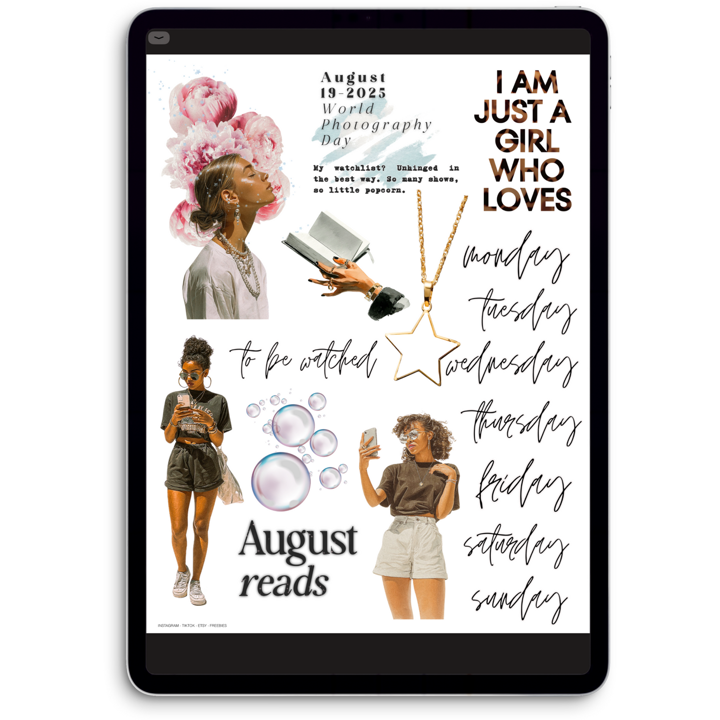 Chapter Eight Digital Journaling and Planning Stickers (Goodnotes, Noteful, PNGs)