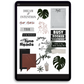 June Digital Journaling and Planning Stickers (Goodnotes, Noteful, PNGs)