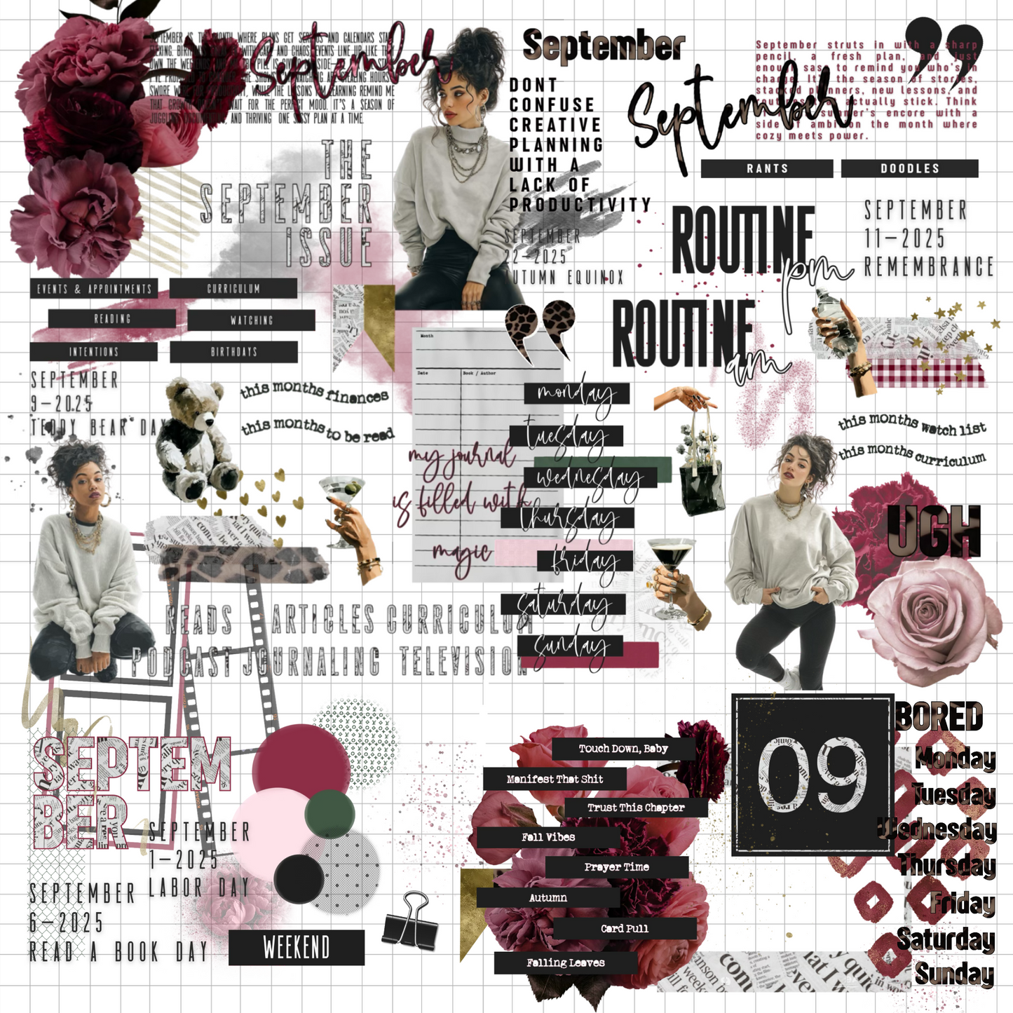 Chapter Nine Digital Journaling and Planning Stickers (Goodnotes, Noteful, PNGs)