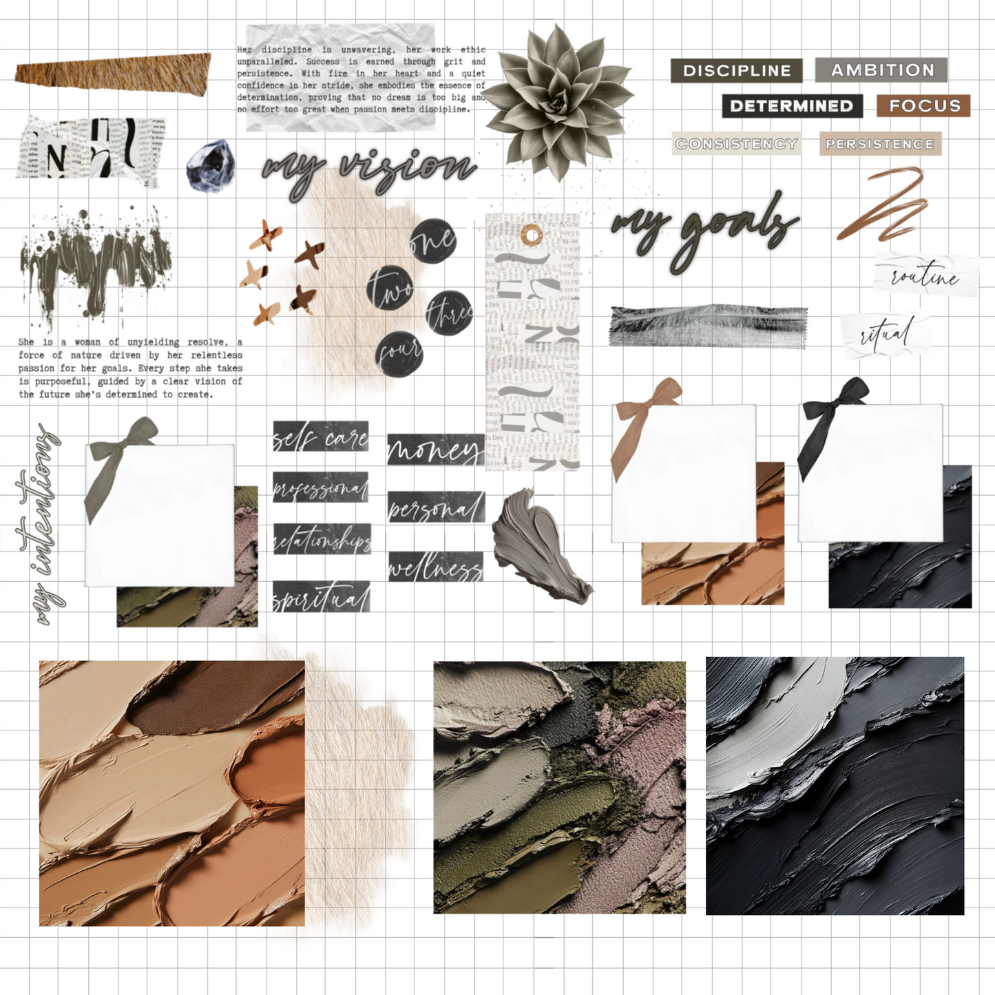 Grind and Shine Digital Journaling and Planning Stickers (Goodnotes, PNGs)