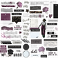 November Collage Digital Journaling and Planning Stickers (Goodnotes, PNGs)