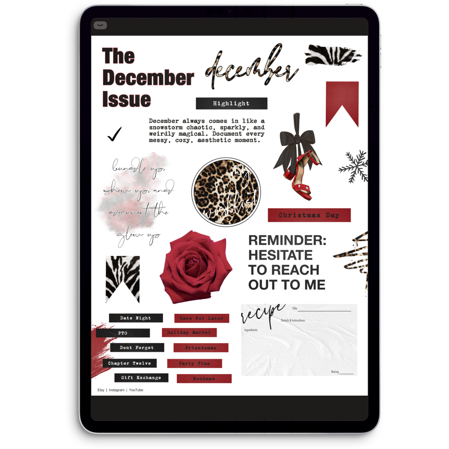 Chapter Twelve Digital Journaling and Planning Stickers (Goodnotes, Noteful, PNGs)
