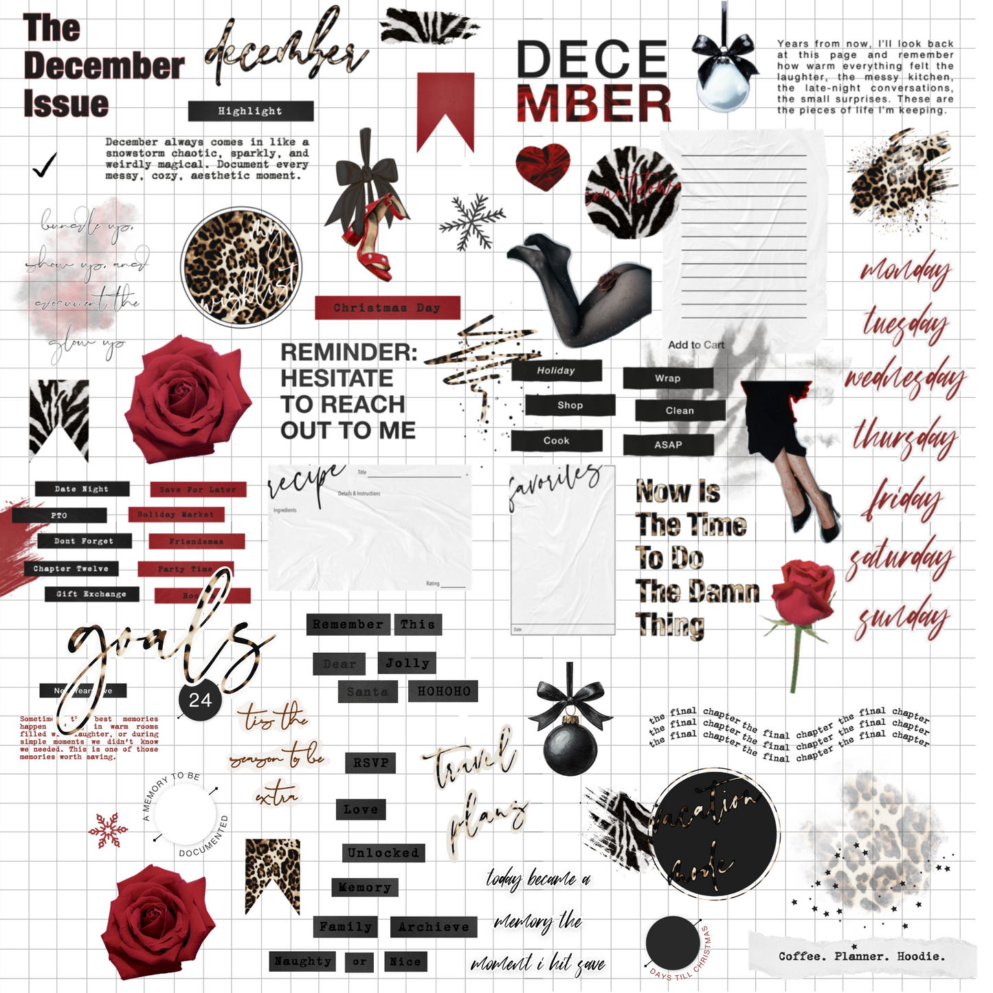 Chapter Twelve Digital Journaling and Planning Stickers (Goodnotes, Noteful, PNGs)