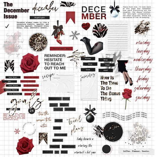 Chapter Twelve Digital Journaling and Planning Stickers (Goodnotes, Noteful, PNGs)