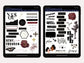Focused Collection Digital Journaling and Planning Stickers (Goodnotes, PNGs)