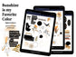Sunshine is My Favorite Color Digital Journaling and Planning Stickers (Goodnotes, PNGs)