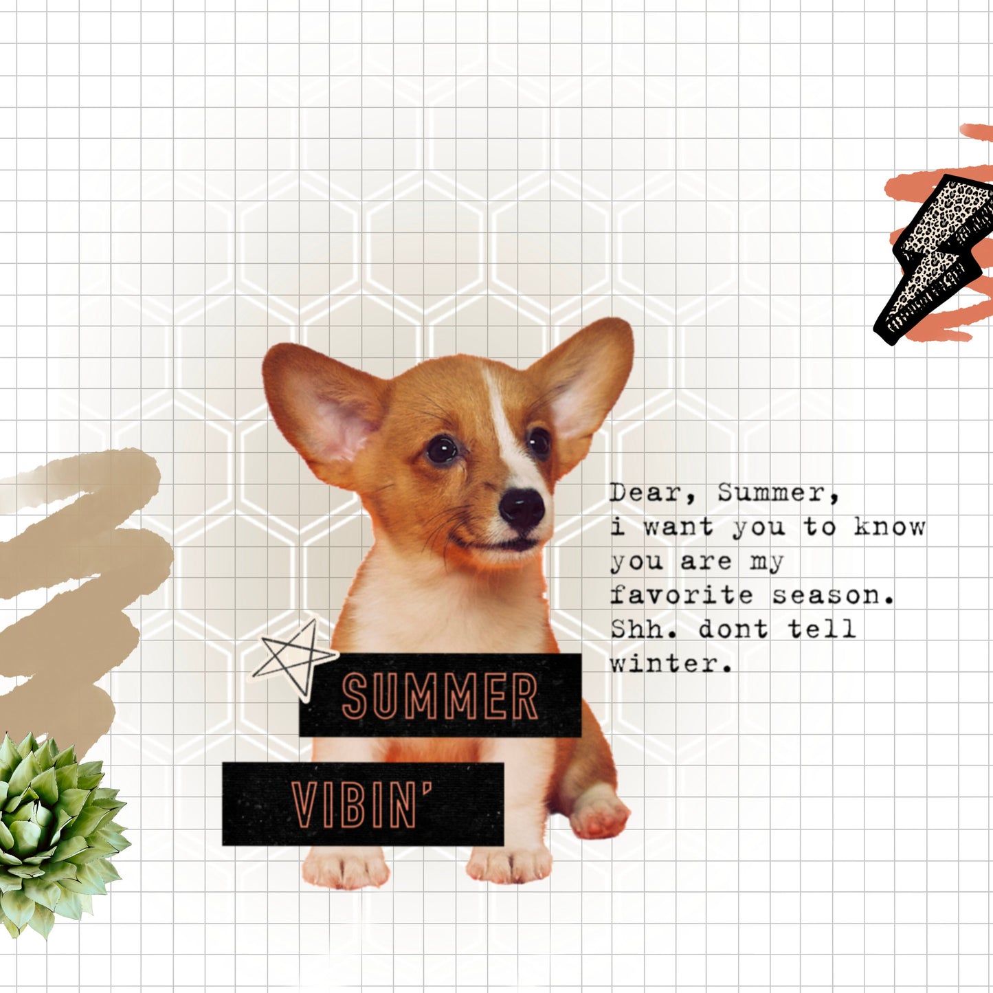 summer vibin' Digital Journaling and Planning Stickers (Goodnotes, PNGs)