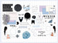 Baby it's Cold Outside Digital Journaling and Planning Stickers (Goodnotes, Noteful, PNGs)
