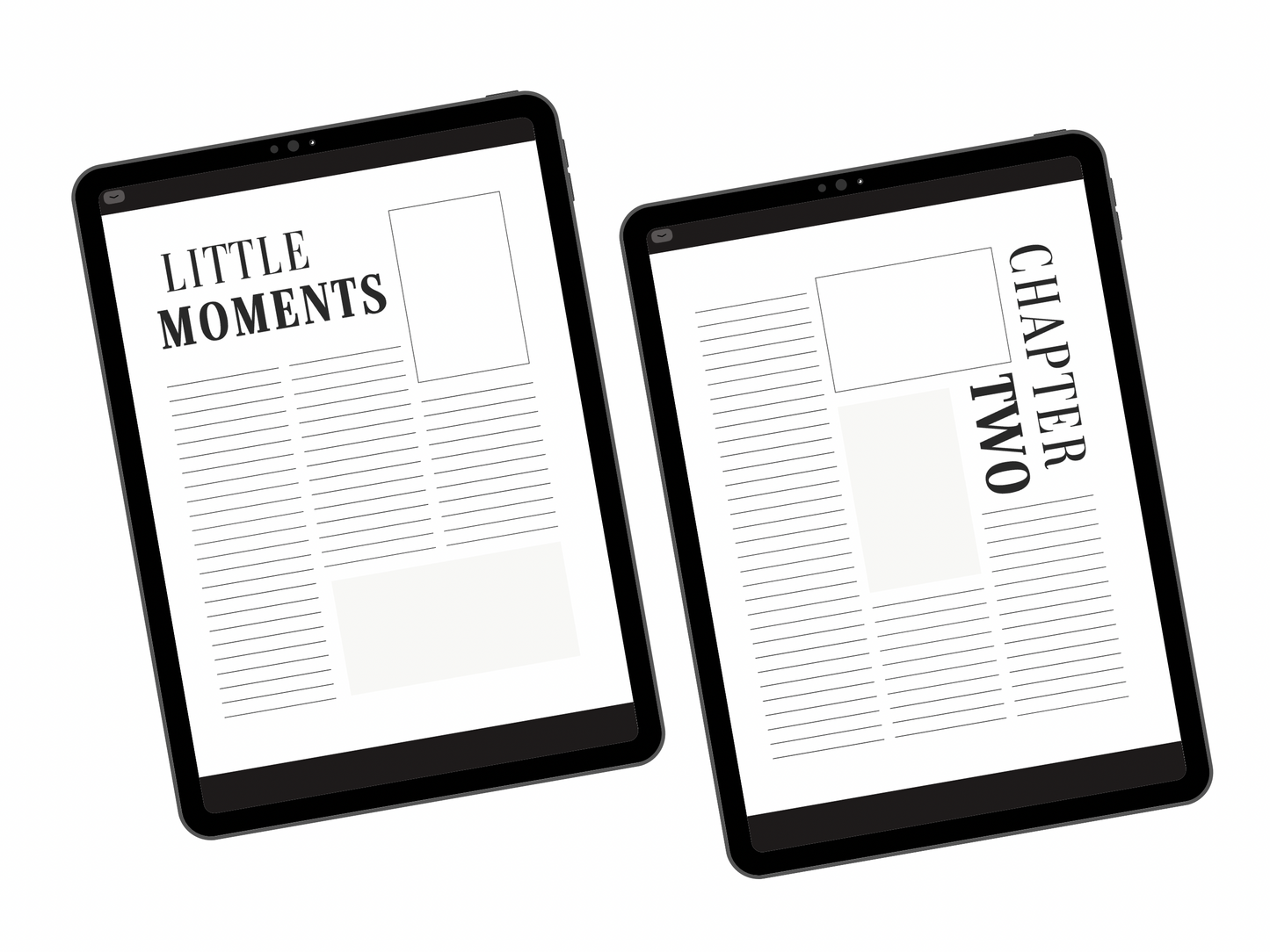 Chapter Two Digital Journaling and Planning Stickers (Goodnotes, Noteful, PNG)