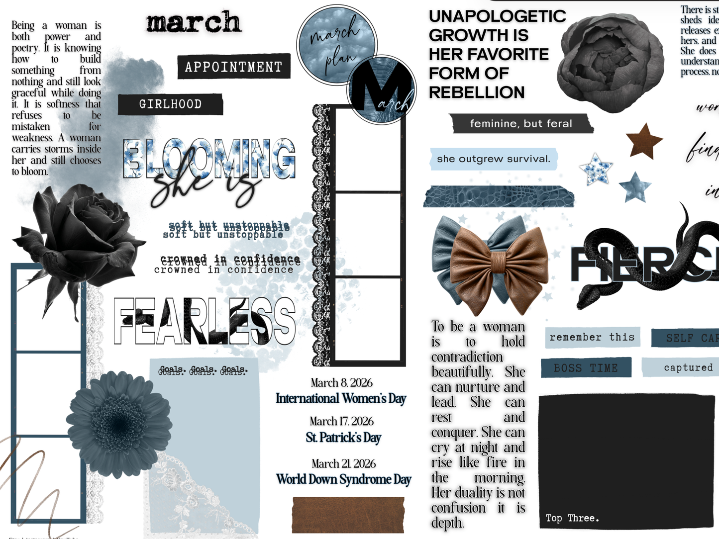 Chapter Three Digital Journaling and Planning Stickers (Goodnotes, Noteful, PNG)
