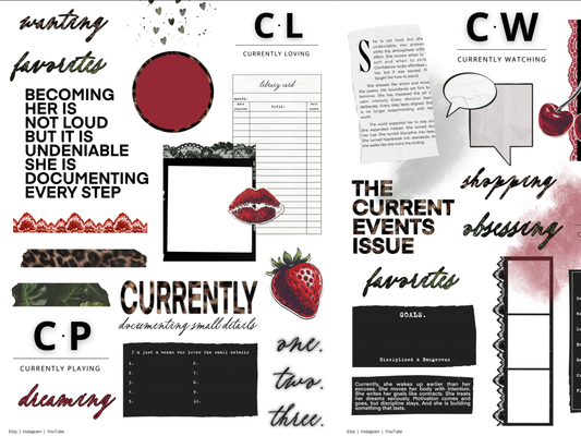 Small Details Digital Journaling and Planning Stickers (Goodnotes, Noteful, PNG)