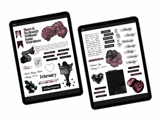 Chapter Two Digital Journaling and Planning Stickers (Goodnotes, Noteful, PNG)